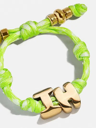 Baublebar Knotty Initial Custom Bracelet In Green
