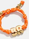 Baublebar Knotty Initial Custom Bracelet In Orange