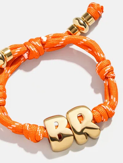 Baublebar Knotty Initial Custom Bracelet In Orange