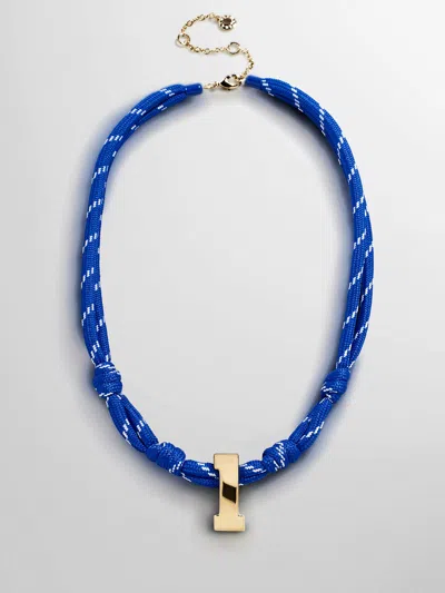 Baublebar Knotty Varsity Custom Necklace In Neutral