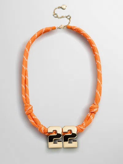 Baublebar Knotty Varsity Custom Necklace In Neutral