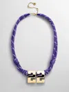 Baublebar Knotty Varsity Custom Necklace In Pattern