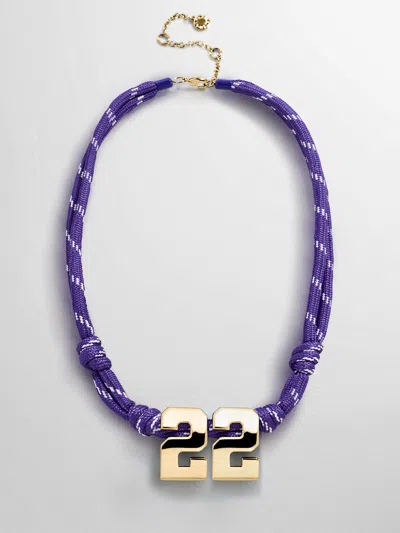 Baublebar Knotty Varsity Custom Necklace In Pattern