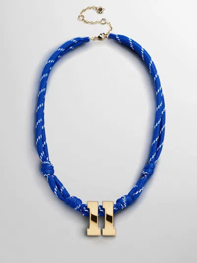 Baublebar Knotty Varsity Custom Necklace In Pattern