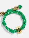 Baublebar Knotty Varsity Number Custom Bracelet In Green