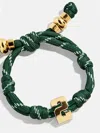 Baublebar Knotty Varsity Number Custom Bracelet In Green