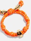 Baublebar Knotty Varsity Number Custom Bracelet In Orange