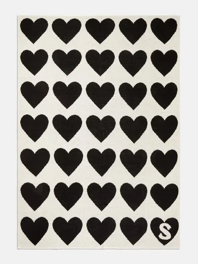 Baublebar Large Wrapped In Love Custom Blanket In Black
