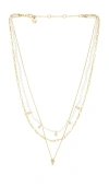Baublebar Layered Pearl Necklace In Gold