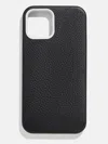 Baublebar Leather Phone Case In Black