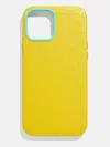 Baublebar Leather Phone Case In Yellow