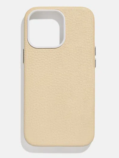 Baublebar Leather Phone Case In Gold