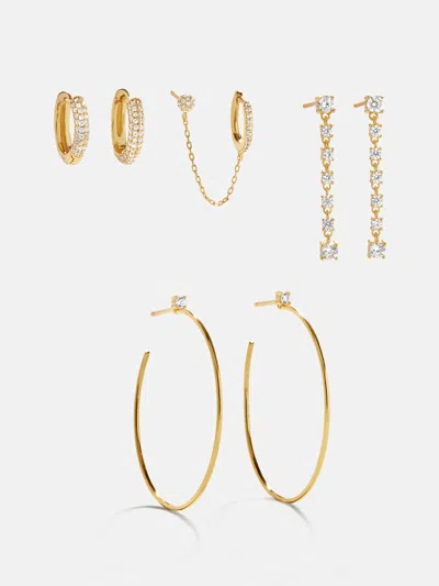 Baublebar Leighton 18k Gold Earring Set