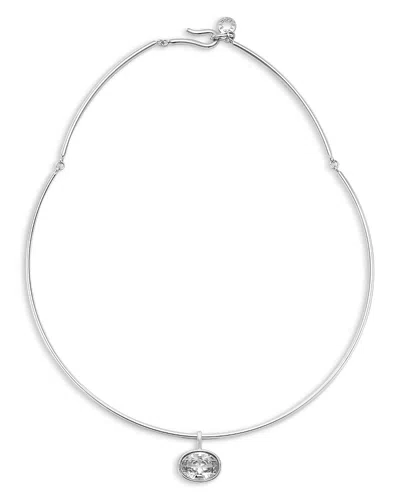 Baublebar Lexi Crystal Solitaire Collar Necklace, 16 In Metallic