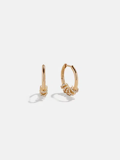 Baublebar Lila 18k Gold Hoop Earrings