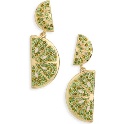 Baublebar Lime Slice Drop Earrings In Green
