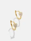 Baublebar Little Hearts Big Feelings 18k Gold Kids' Huggie Earrings In Gold