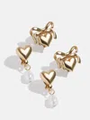 Baublebar Little Romantic Kids' Clip-on Earring Set In Gold