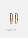 Baublebar Liza Hoop Earrings In Gold