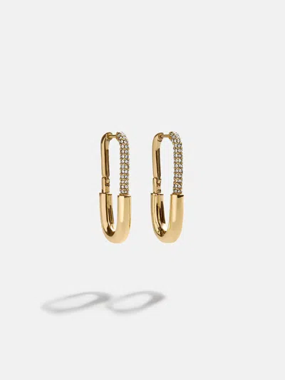 Baublebar Liza Hoop Earrings In Gold