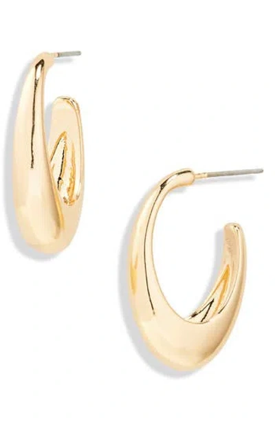 Baublebar Long Hoop Earrings In Gold