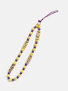 Baublebar Louisiana State University Beaded Phone Charm In Multi
