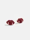 Baublebar Love At First Bite Stud Earrings In Burgundy