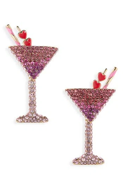 Baublebar Love On The Rocks Stud Earrings In Pink