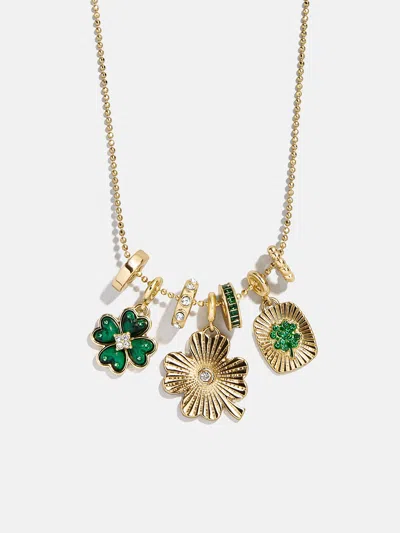 Baublebar Lucky Clover Charm Necklace In Gold