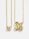 Baublebar Lucky Number Bubble Necklace In Gold