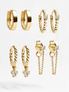 Baublebar Luna 18k Gold Earring Set In Gold