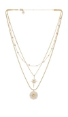 Baublebar Lyra Celestial Layered Necklace In Gold