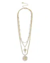 Baublebar Lyra Celestial Layered Necklace In Gold
