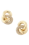 Baublebar Madeline Knot Earrings In Gold