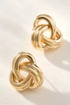 Baublebar Madeline Ribbed Knot Earrings In Gold