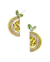 BAUBLEBAR MAIN SQUEEZE CRYSTAL LEMON SLICE DROP EARRINGS