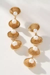 Baublebar Margaret Freshwater Pearl Statement Drop Earrings In Gold