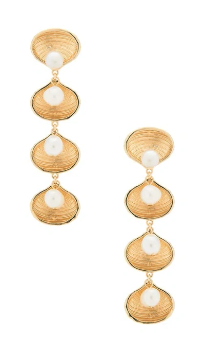 Baublebar Margaret Statement Earrings In White