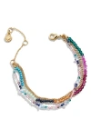 Baublebar Mariana Layered Beaded Bracelet In Gold