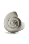 Baublebar Marina Shell Statement Ring In Silver