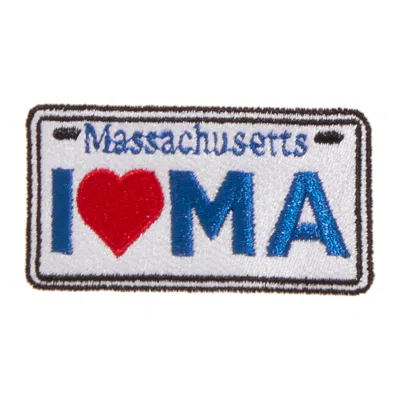Baublebar Massachusetts License Plate Icon In Blue