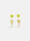 Baublebar Match Point Earring Set In Gold