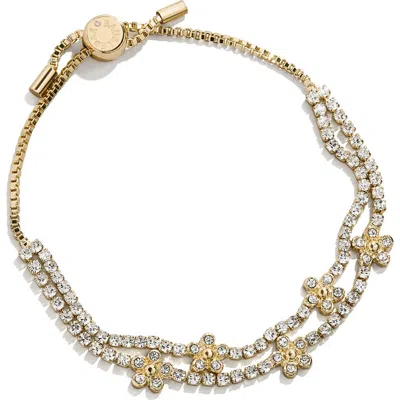 Baublebar Match With Mama Flower Bracelet In Gold