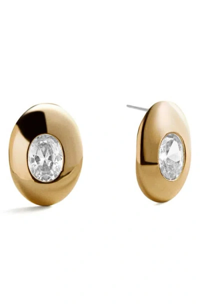 Baublebar Maude Cubic Zirconia Oval Stud Earrings In Multi