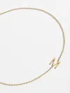 Baublebar Maya Brenner Mini Letter Bracelet In Gold
