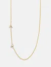 Baublebar Maya Brenner Monogram Necklace With Diamond In Gold