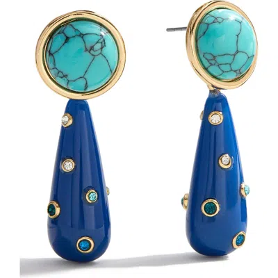 Baublebar Mia Cubic Zirconia Turquoise Drop Earrings In Blue