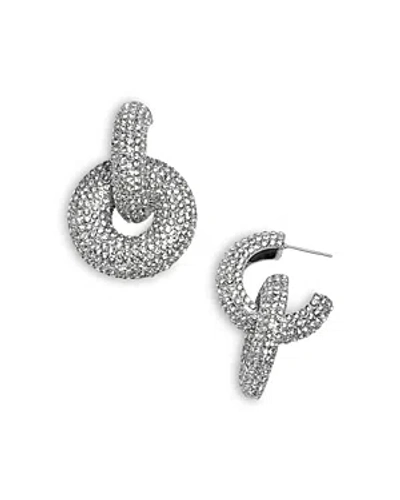 Baublebar Mia Linked Circle Drop Earrings In Clear