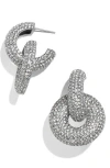 Baublebar Mia Linked Circle Drop Earrings In Transparent