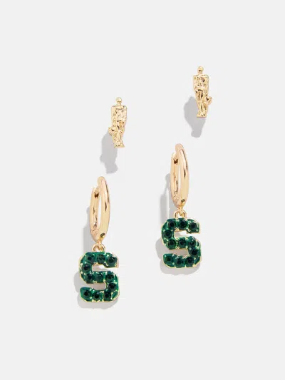 Baublebar Michigan State University Earring Set In Gold